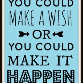 Stop Procrastinating and Do It.